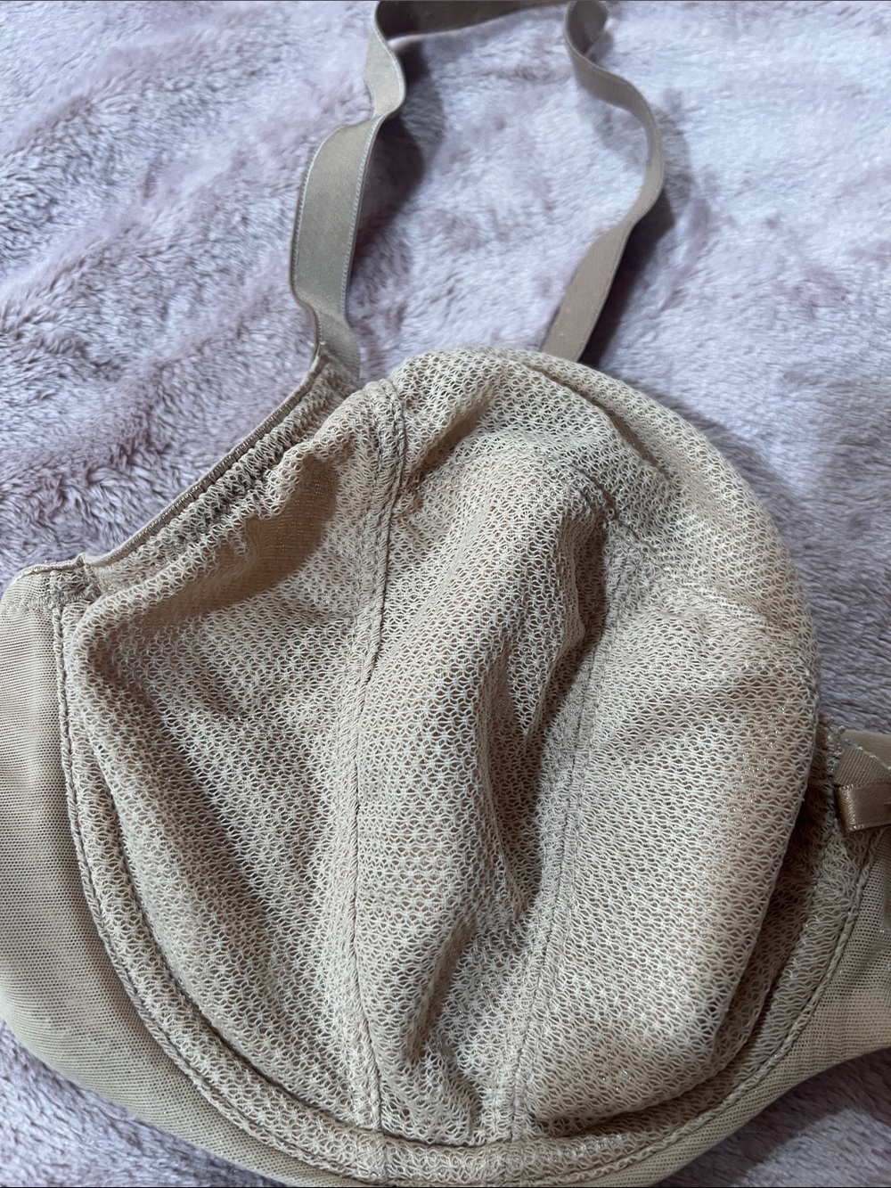 Everyday Comfort Underwire Bra in Beige - Picture 4 of 9